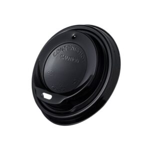 PP-Trinkdeckel 80mm Schwarz