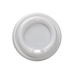 PS SIP LID TUBE 80mm WHITE WITH ORIFICE 20X100pcs.