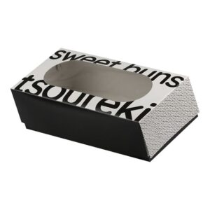 GEBÄCKKASTEN TSOUREKI MIT TIERFENSTER PET WEISS IN (31x15,5x9,5) 10KG