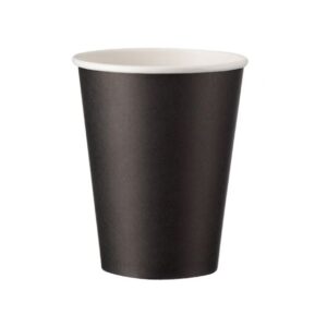 Pappbecher 12oz-90mm SW Schwarz