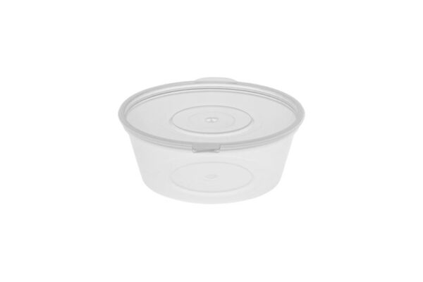 PP SCHMINKENBECHER 120ml (4oz) TRANSPARENT MIT RINGDECKEL 20x50Stk.