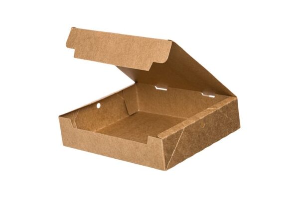 AUTOMATISCHE BOX FÜR CREPE UND WAFFEL 21,7x18x5cm KRAFT DESIGN 16x25 Stück