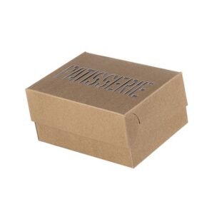 GEBÄCKKASTEN K4 FENSTER MIT HAUSTIERBESCHICHTUNG KRAFT PATISSERIE DESIGN 10KG