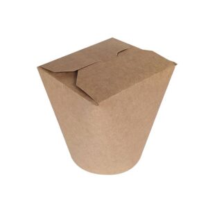 KRAFT NOODLE BOX RUNDBASIERTER LEBENSMITTELBEHÄLTER 32oz 20X25Stk.