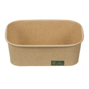 Kraftpapier-Box 650ml (17,3x12,3x5,3) - FSC MIX P6.7