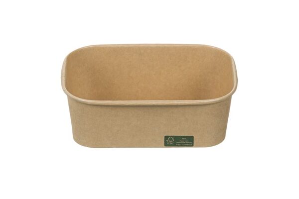 Kraftpapier-Box 650ml (17,3x12,3x5,3) - FSC MIX P6.7