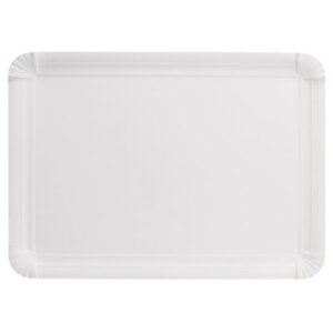 Rechteckige Pappteller 17X24CM